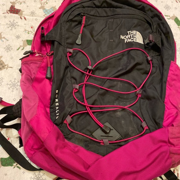 Hot Pink NorthFace Borealis Backpack main image 7